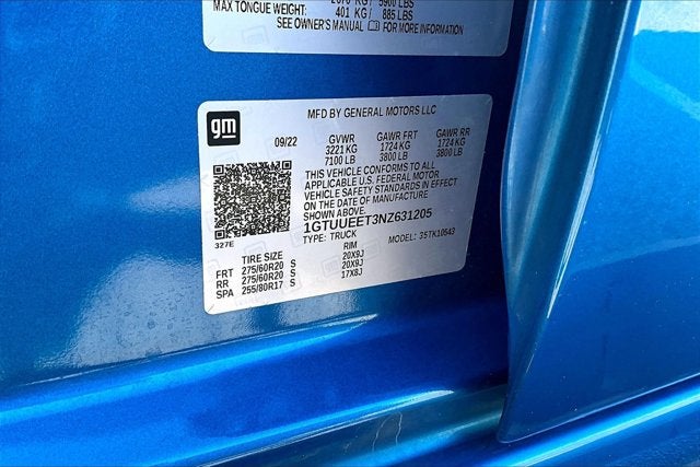 2022 GMC Sierra 1500 AT4