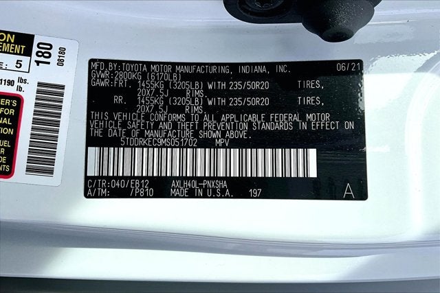 2021 Toyota Sienna XSE