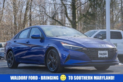 2021 Hyundai Elantra Hybrid Blue