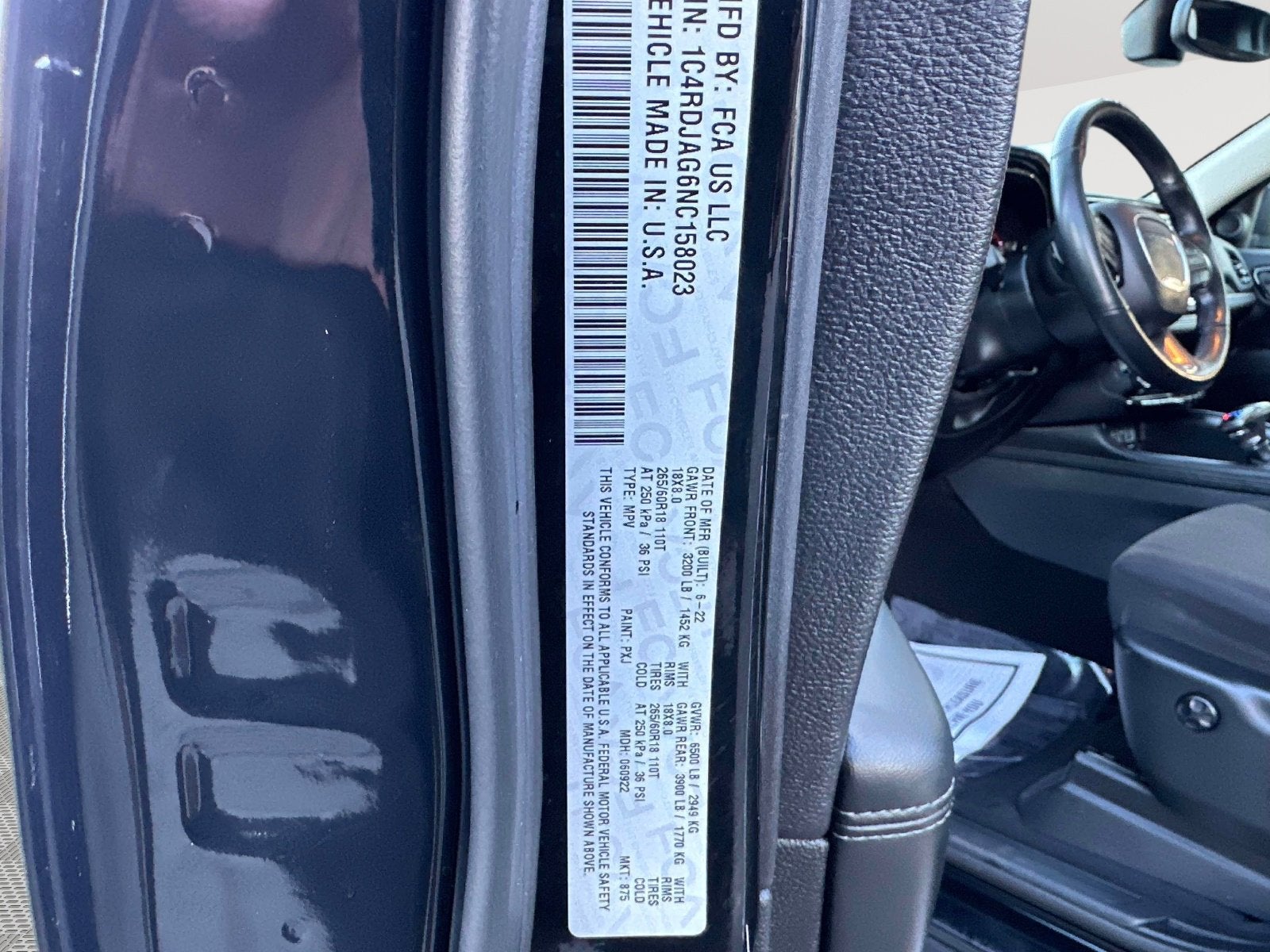 2022 Dodge Durango SXT