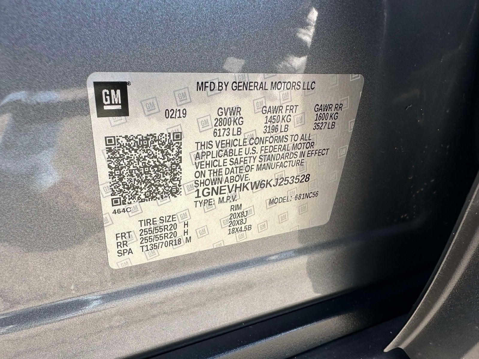 2019 Chevrolet Traverse LT Leather