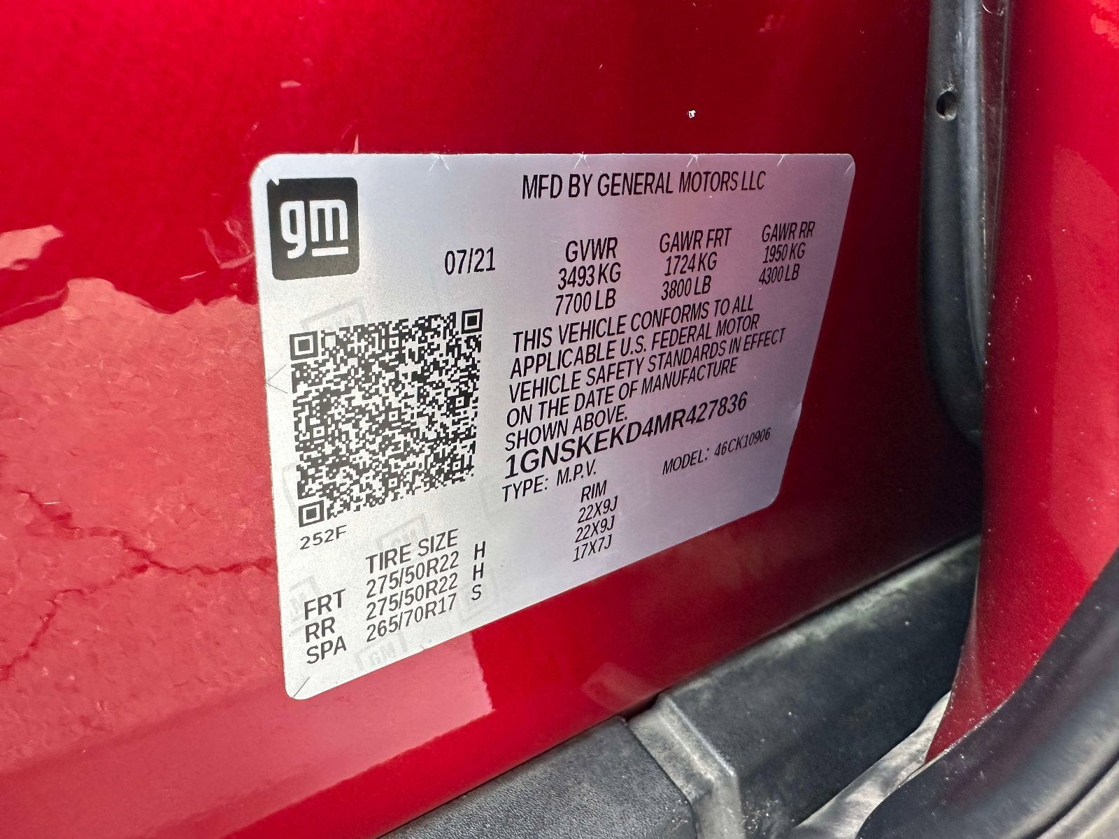 2021 Chevrolet Suburban RST