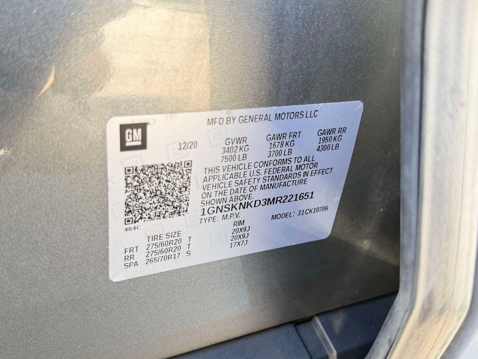 2021 Chevrolet Tahoe LT