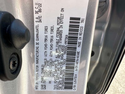 2022 Toyota Tacoma 2WD SR