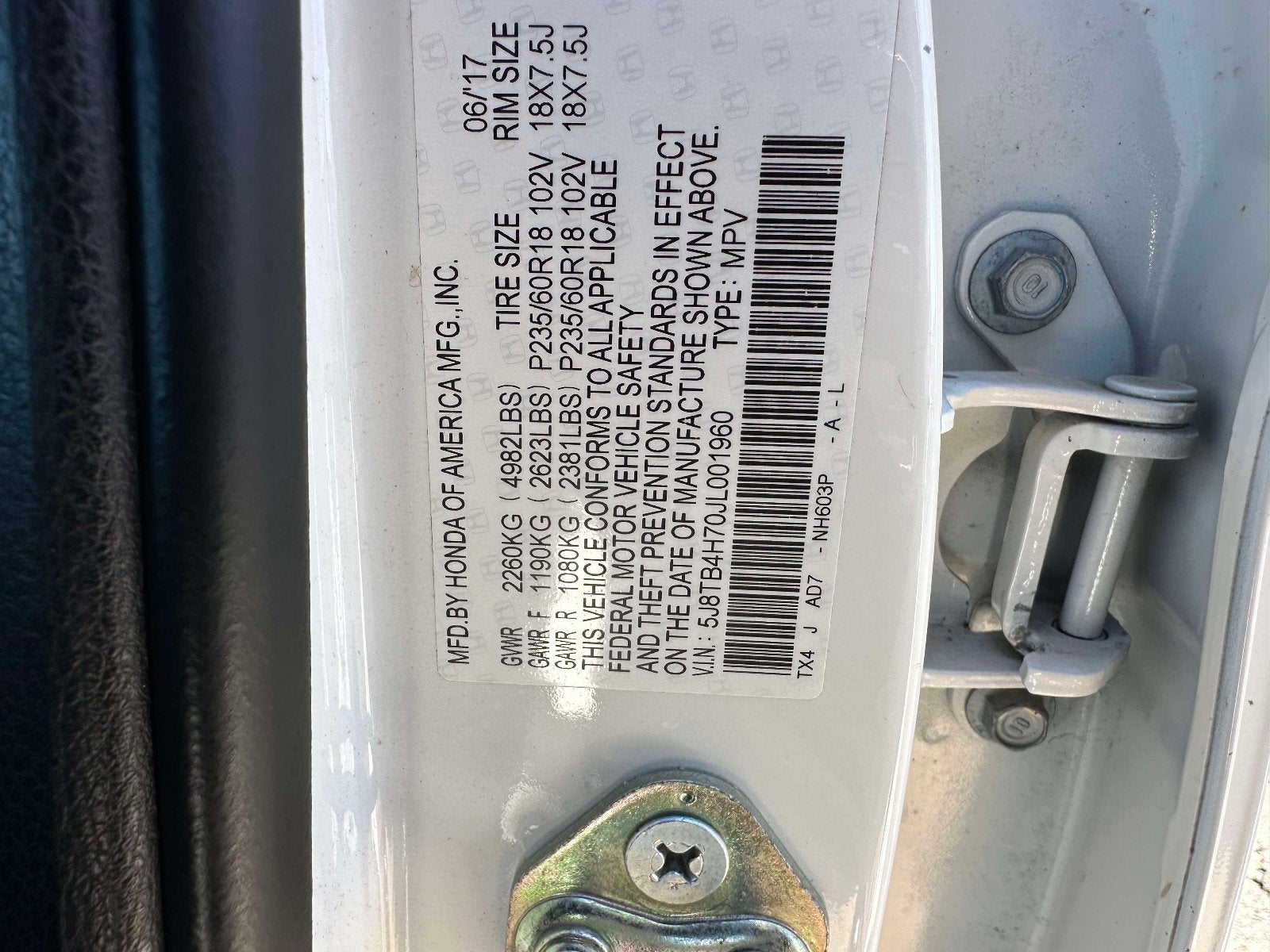 2018 Acura RDX w/Advance Pkg