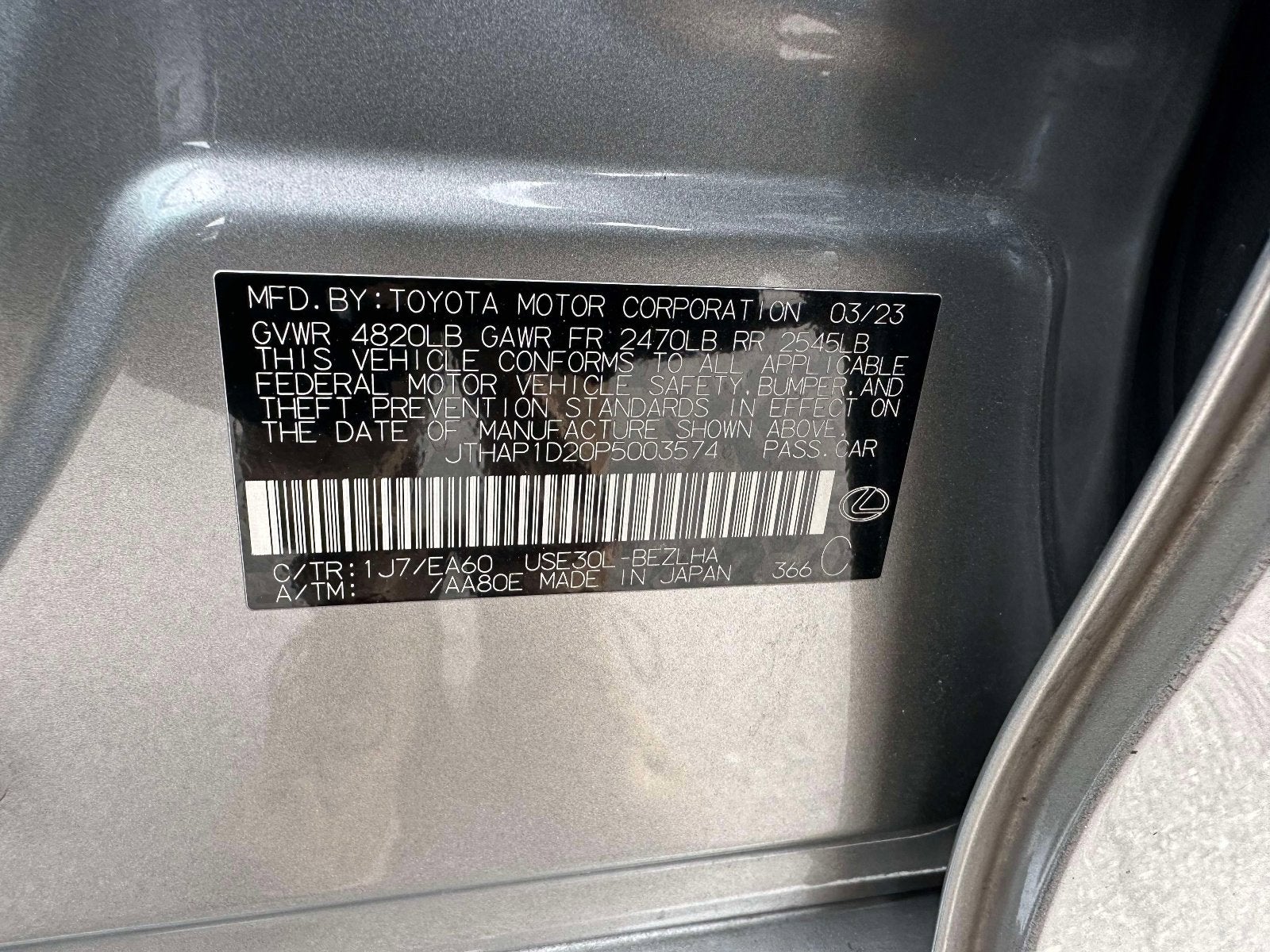 2023 Lexus IS IS 500 F SPORT Performance