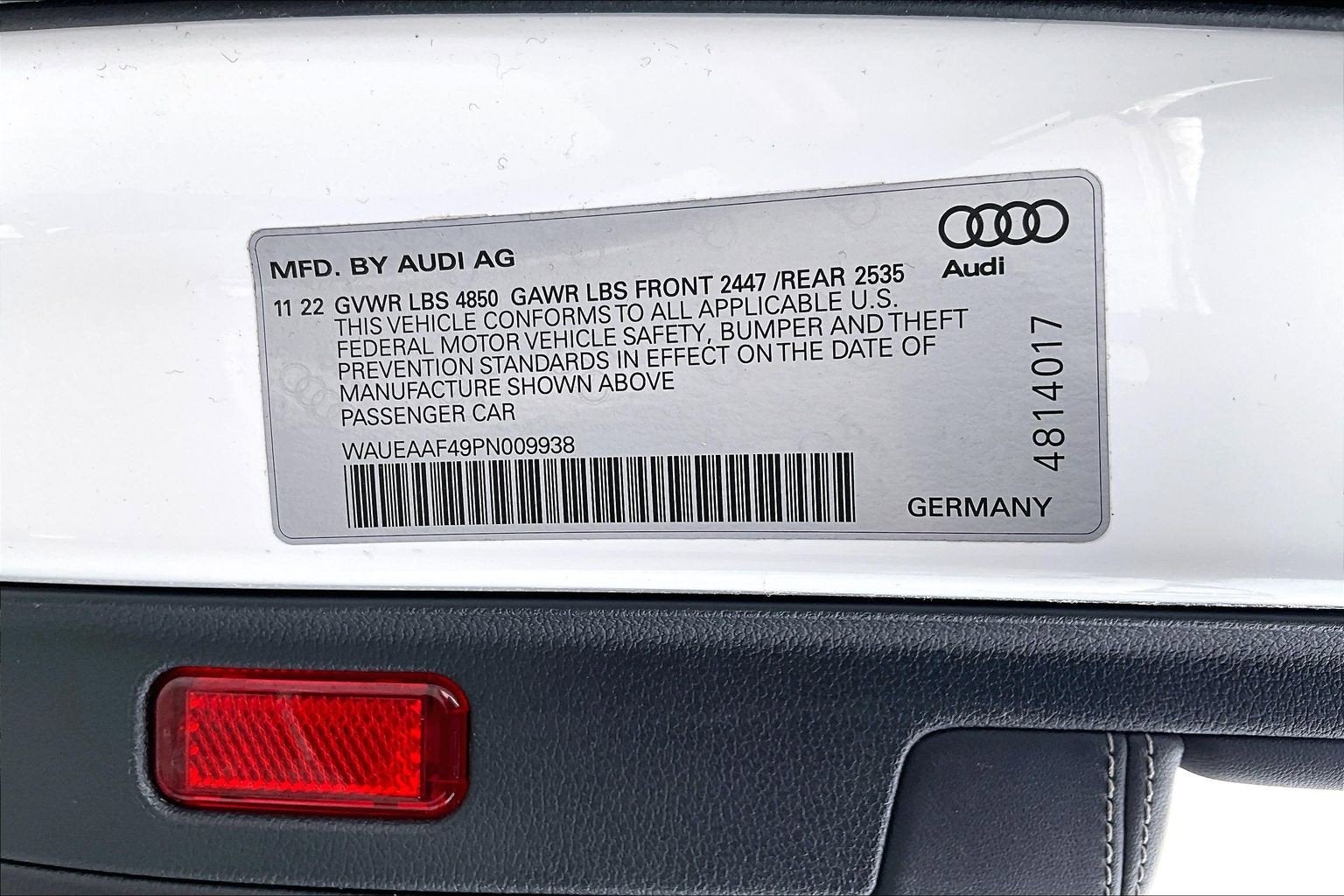 2023 Audi A4 Premium Plus 45 TFSI S line quattro S tronic