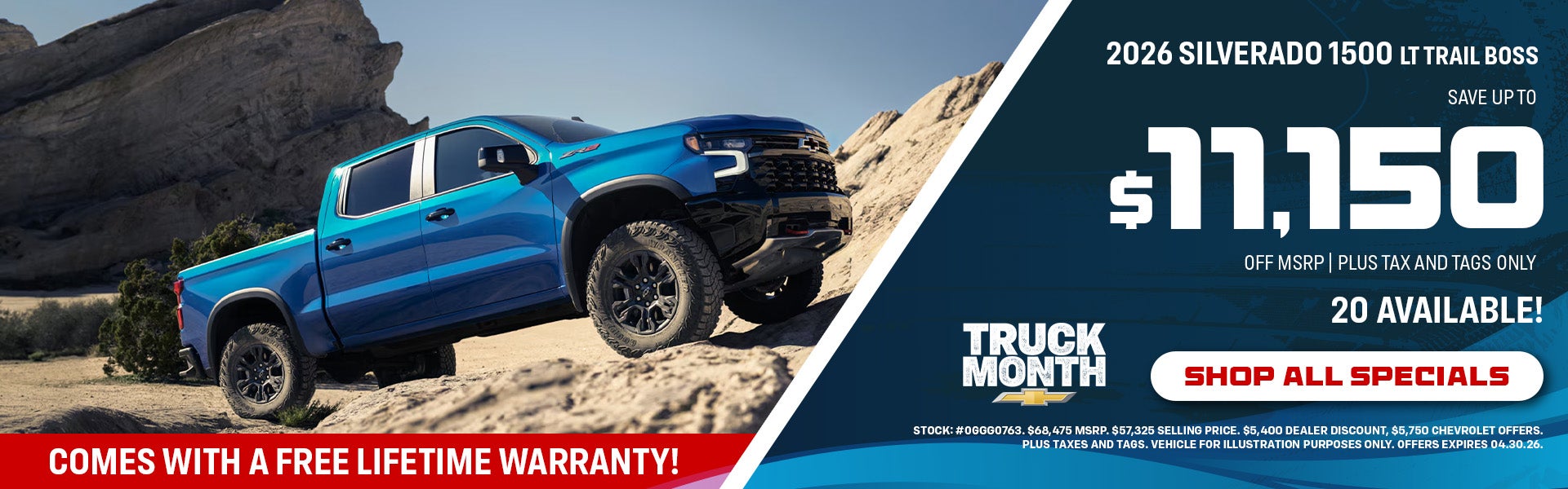 2026 Silverado 1500 LT Trail Boss