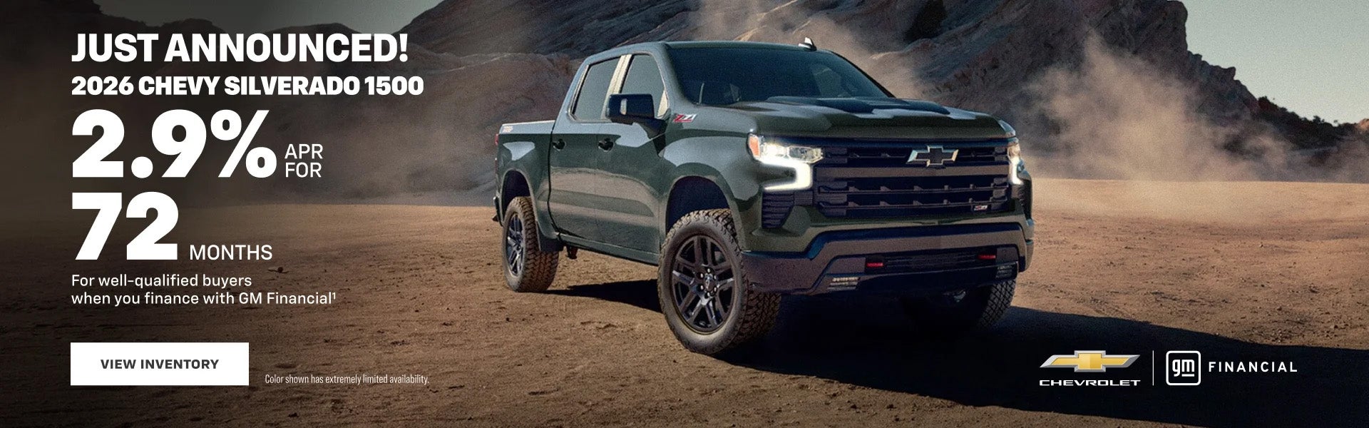 2.9% APR Silverado
