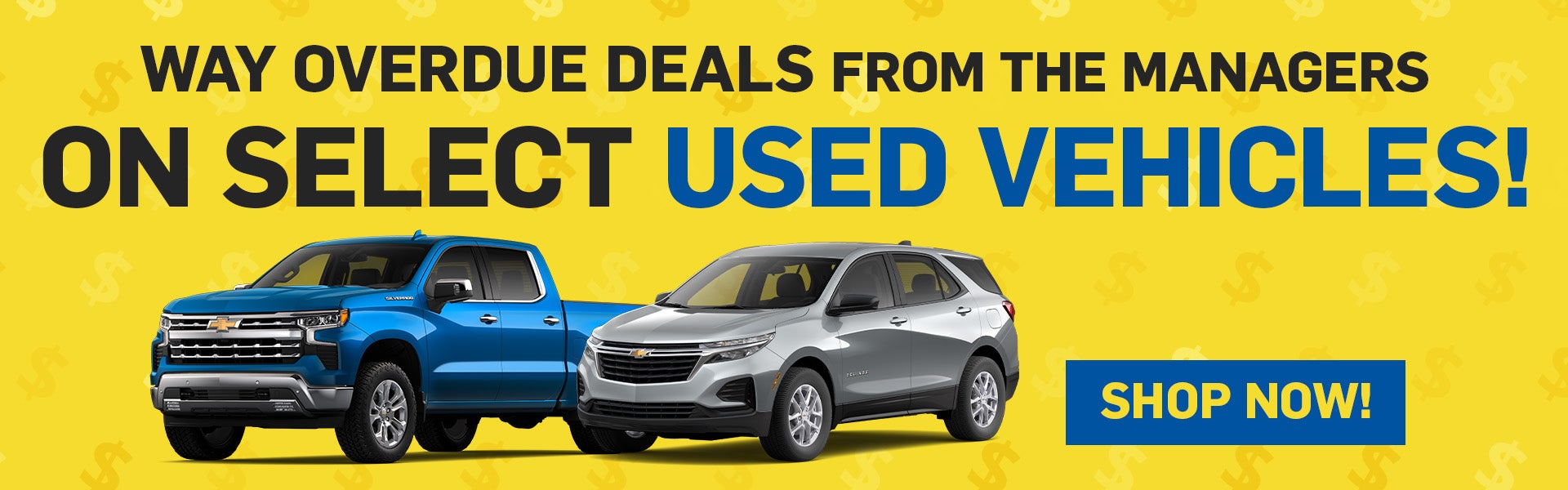 Used Manager Specials