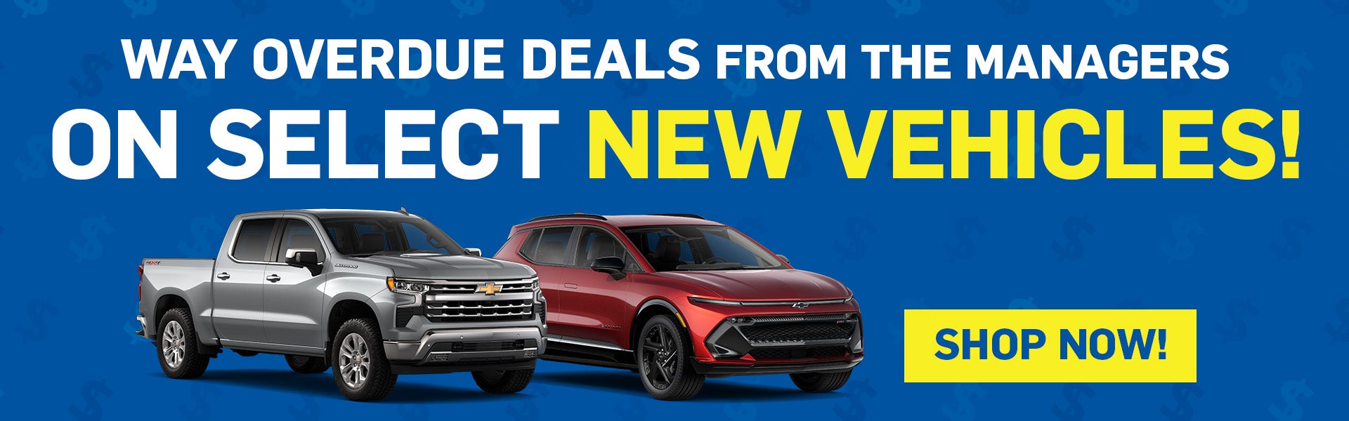 New Manager Specials