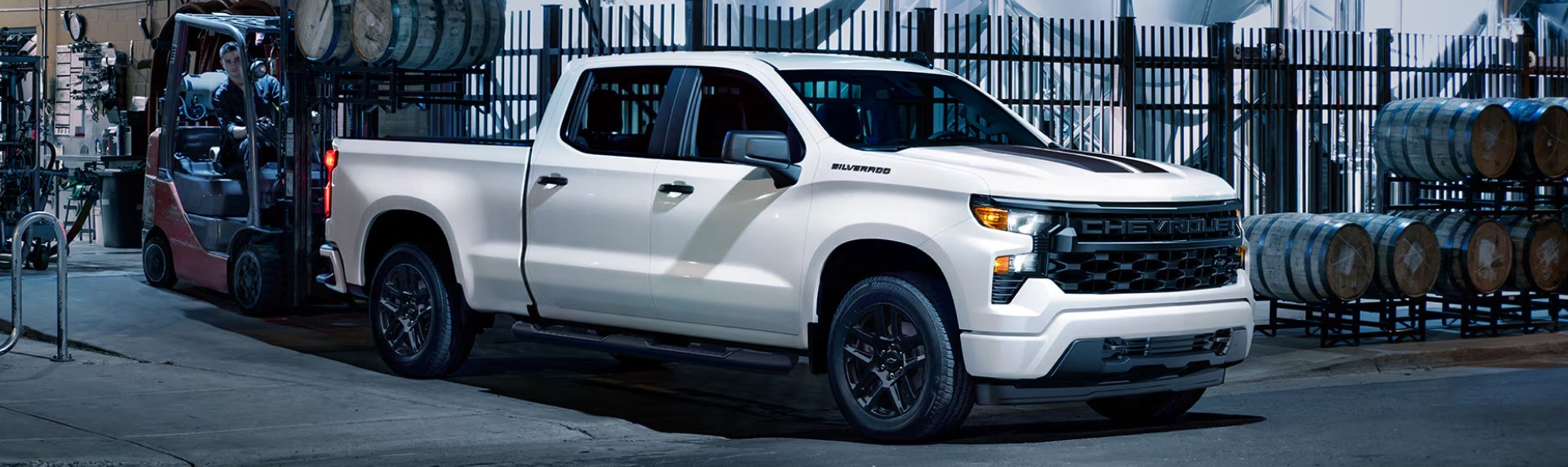 White Chevrolet Truck