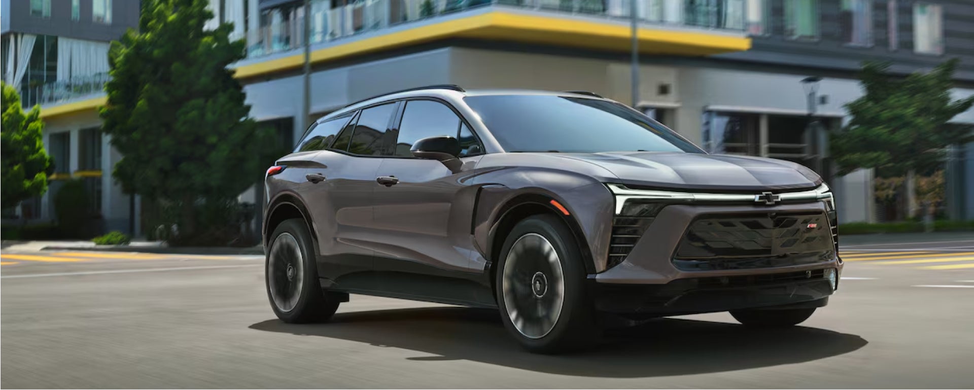 Chevrolet SUV driving on the roading